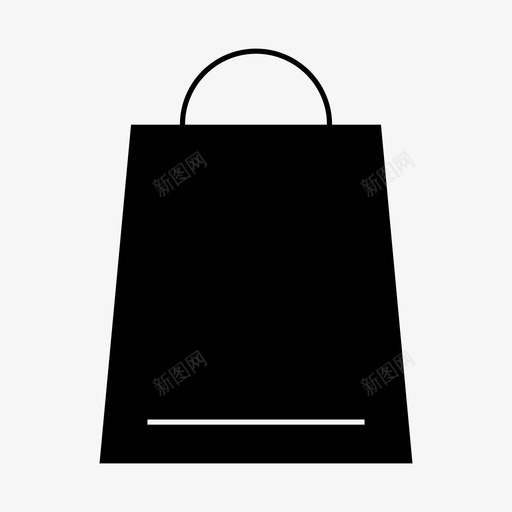 商店袋子购买图标svg_新图网 https://ixintu.com 商店 夏普智能手机界面 市场 袋子 购买