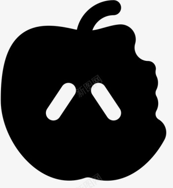 苹果咬吃图标图标