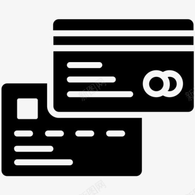 信用卡借记卡付款方式图标图标