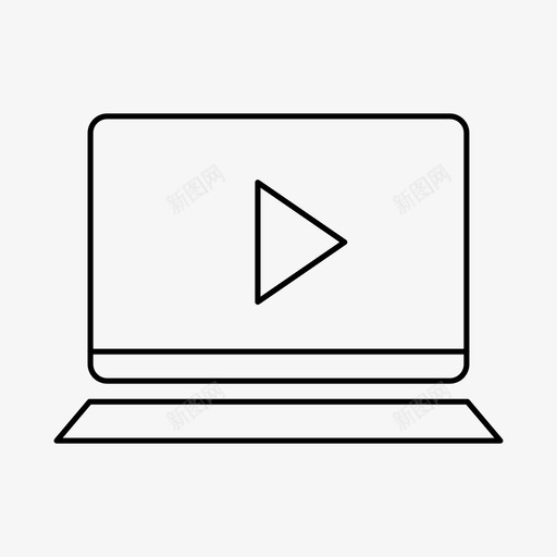 笔记本电脑游戏设备媒体图标svg_新图网 https://ixintu.com 媒体 屏幕 笔记本电脑游戏 设备