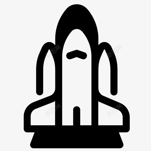 航天飞机火箭宇宙飞船图标svg_新图网 https://ixintu.com 宇宙飞船 火箭 航天飞机