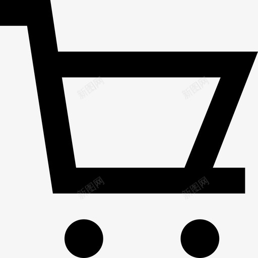 购物车电子商务网上购物图标svg_新图网 https://ixintu.com 一套线要素图标 电子商务 网上购物 购物车