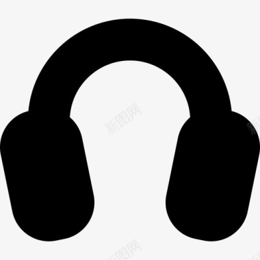 耳机收听音乐图标图标