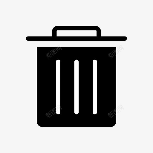 删除垃圾箱电子商务图标svg_新图网 https://ixintu.com 删除 垃圾箱 电子商务