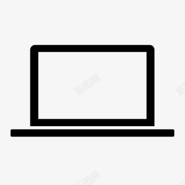 笔记本电脑个人电脑设备图标图标