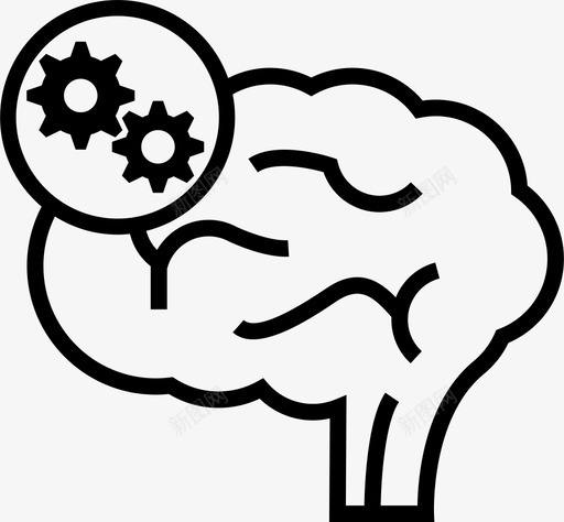 思考大脑头脑风暴图标svg_新图网 https://ixintu.com 创造过程 处理 大脑 头脑风暴 思考 想法