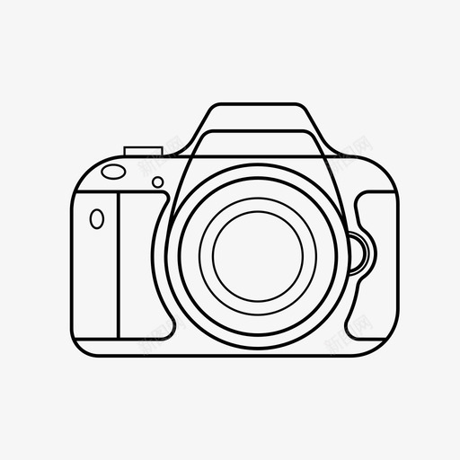 数码单反相机数码相机镜头图标svg_新图网 https://ixintu.com 摄影 数码单反相机 数码相机 相机收藏 镜头