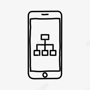 iphone站点地图设备手绘图标图标