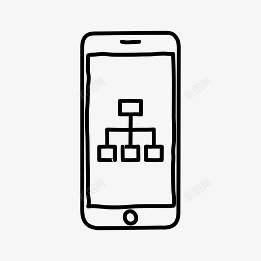 iphone站点地图设备手绘图标svg_新图网 https://ixintu.com iphone站点地图 屏幕 手绘 站点地图 设备