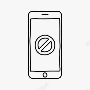 iphone禁止标志取消设备图标图标