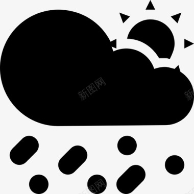 雨云雨气候图标图标