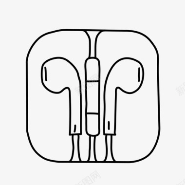 耳机苹果音频图标图标