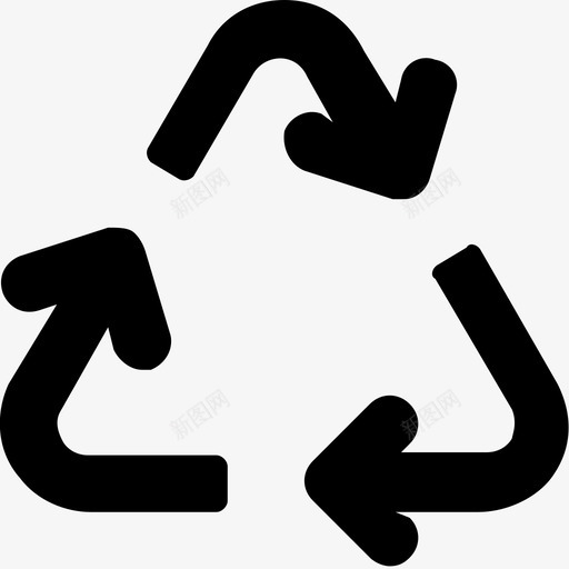 回收生态环境图标svg_新图网 https://ixintu.com 包装标志 回收 环境 生态 网页和用户界面图标
