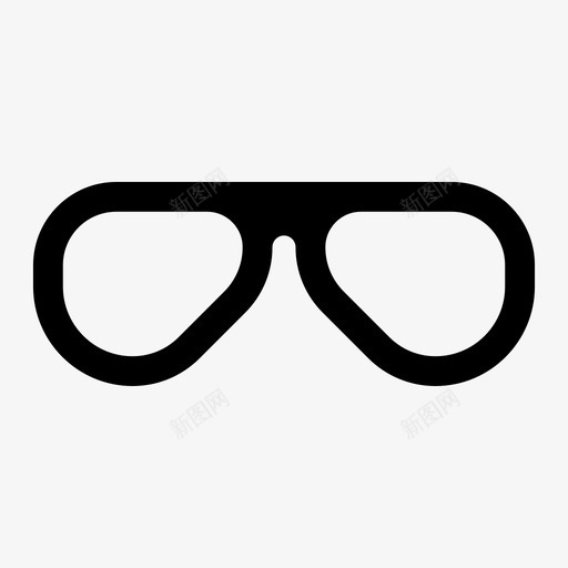 眼镜飞行员时尚图标svg_新图网 https://ixintu.com 时尚 眼镜 飞行员