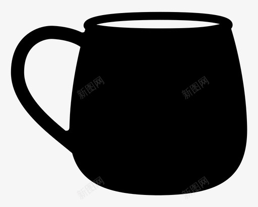 铜杯咖啡咖啡时间图标svg_新图网 https://ixintu.com 咖啡 咖啡时间 铜杯