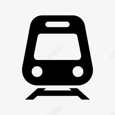 地铁城市交通地铁列车图标图标
