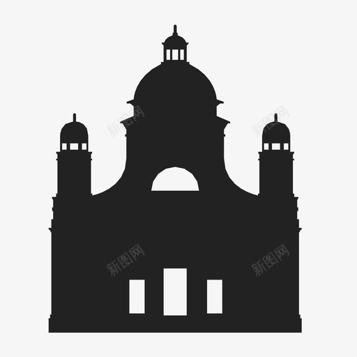 教堂建筑意大利图标svg_新图网 https://ixintu.com 建筑 意大利 教堂 热那亚 纪念碑