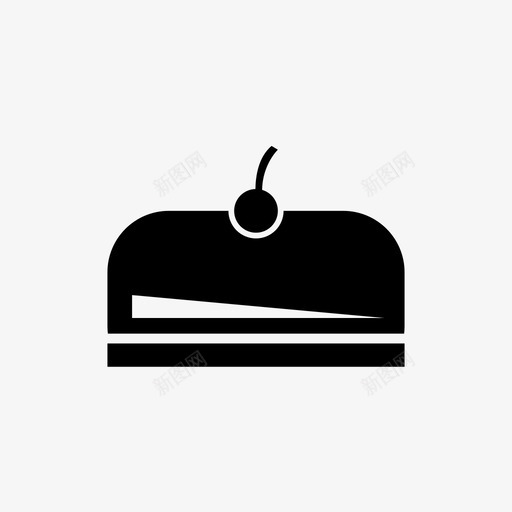 蛋糕面包房甜点图标svg_新图网 https://ixintu.com 厨房 甜点 糕点 蛋糕 面包房 食物