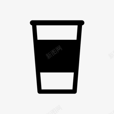 咖啡杯容器饮料图标图标