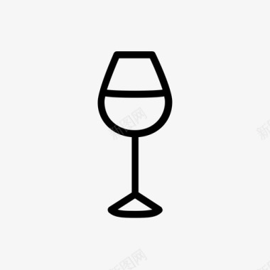 红酒酒饮料图标图标