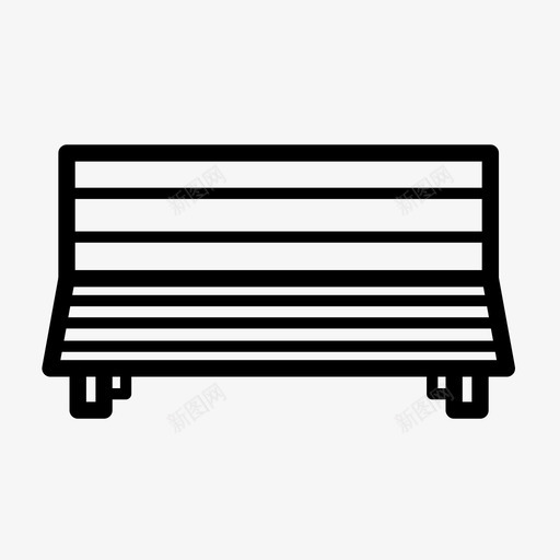 长凳家具木凳图标svg_新图网 https://ixintu.com 公园壁炉 壁炉 家具 木凳 沙滩砖 长凳