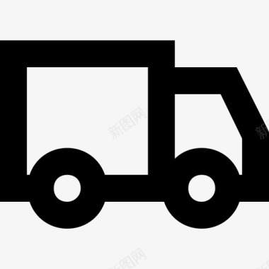 货物送货车物流配送图标图标