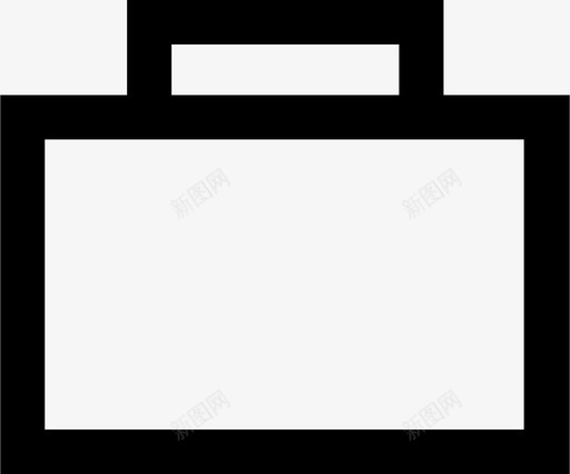 手提箱行李公文包图标svg_新图网 https://ixintu.com 公文包 手提箱 旅行箱系列 行李 行李袋