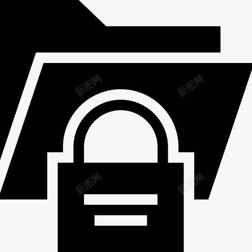 文件夹锁选项保护图标svg_新图网 https://ixintu.com 保护 安全 文件夹锁 网页设计开发标志符号 选项