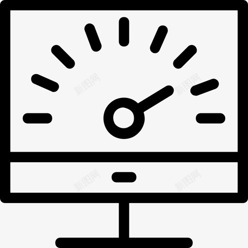 速度网速监控图标svg_新图网 https://ixintu.com 优化 搜索引擎优化 数字营销 监控 网速 速度