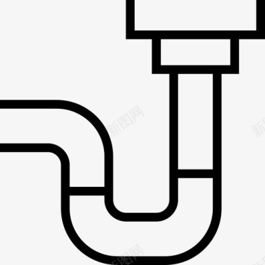 水槽排水溢流图标图标