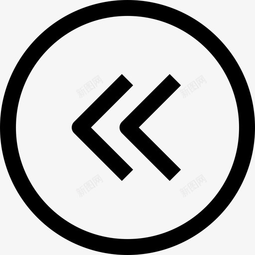 左箭头点回放图标svg_新图网 https://ixintu.com ui 回放 左箭头 点 符号 箭头图标