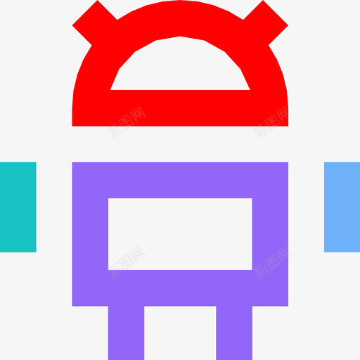 robotandroidios图标svg_新图网 https://ixintu.com android androidlogo androidrobot ios robot 一套线要素图标