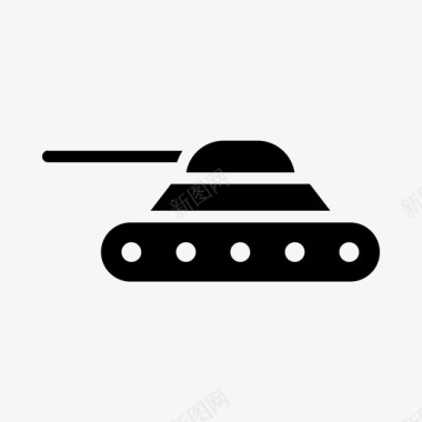 战争坦克军队大炮图标图标