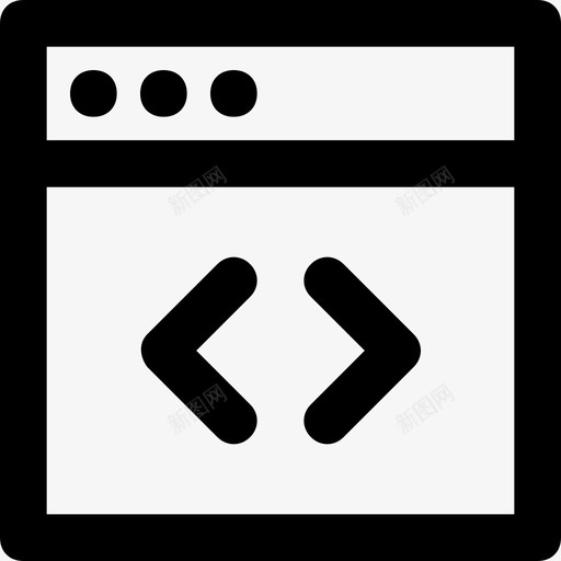 浏览器编码代码开发图标svg_新图网 https://ixintu.com smashicons开发md大纲 代码 开发 浏览器编码 编程