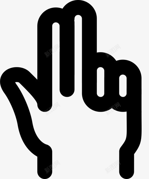 三个手指手势手图标svg_新图网 https://ixintu.com smashicons手势md大纲 三个手指 交互 手 手势