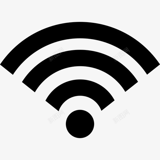 wifi通信互联网图标svg_新图网 https://ixintu.com wifi 互联网 网络 网络元素 通信