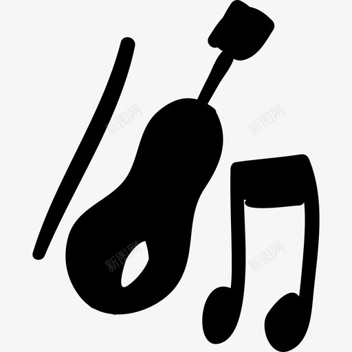 音乐教育手绘教育图标svg_新图网 https://ixintu.com 手绘教育 音乐教育