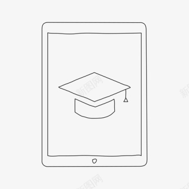 ipad教育设备学校图标图标