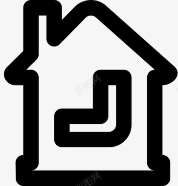房屋公用设施房地产物业图标图标