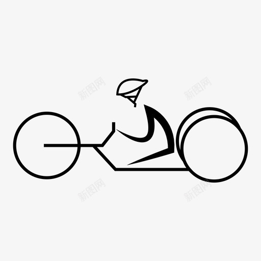 残疾人运动员残疾人摩托车图标svg_新图网 https://ixintu.com 摩托车 摩托车越野车 残奥会 残疾人 残疾人运动员