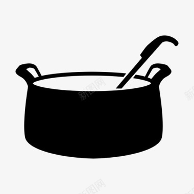 锅厨师餐厅图标图标