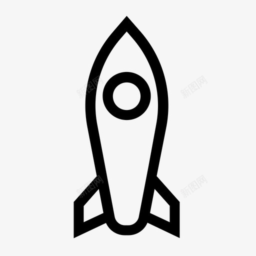 启动发射导弹图标svg_新图网 https://ixintu.com 发射 启动 导弹 火箭 飞船