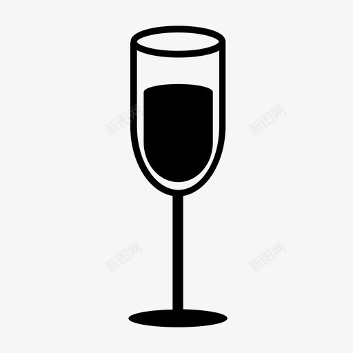 玻璃杯饮料酒图标svg_新图网 https://ixintu.com 派对 玻璃杯 酒 餐厅 饮料
