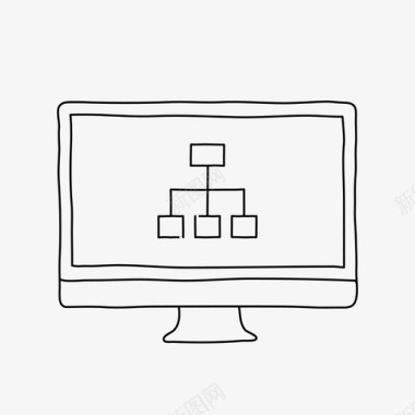 桌面站点地图图表设备图标图标