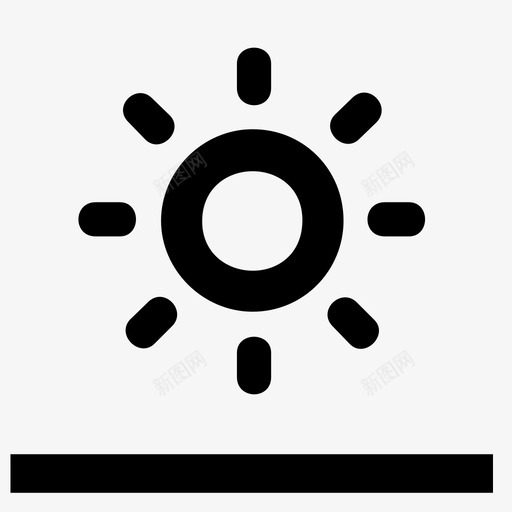 太阳阳光中午图标svg_新图网 https://ixintu.com 中午 南方 天气 太阳 温暖 阳光
