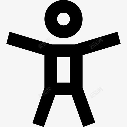 男人锻炼健身图标svg_新图网 https://ixintu.com 一套线要素图标 人 健身 男人 站 锻炼