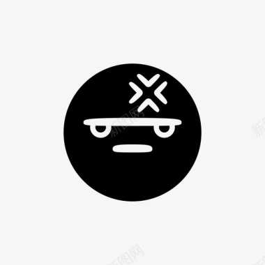 无聊的表情符号愤怒的表情符号疯狂的表情符号图标图标