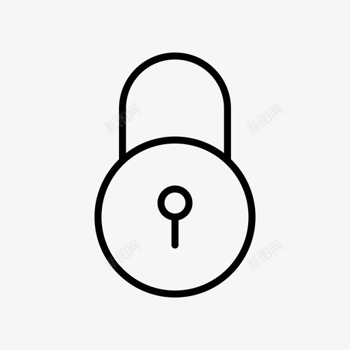 锁定关闭密钥图标svg_新图网 https://ixintu.com 关闭 密码 密钥 私人 锁定