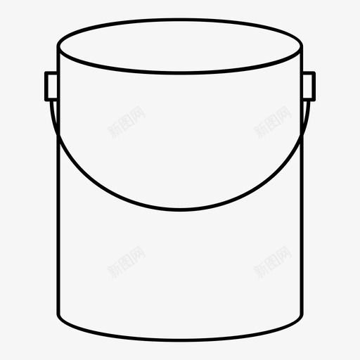 油漆罐设备房屋图标svg_新图网 https://ixintu.com 工具 房屋 油漆 油漆罐 设备