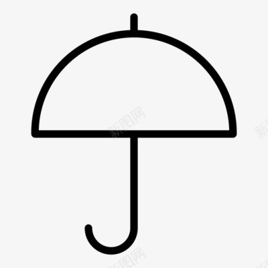 伞保险雨图标图标